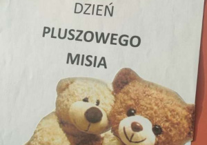 Plakat z Dnia Pluszowego Misia