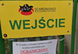 schronisko zwierząt w Łodzi na ul. Marmurowej
