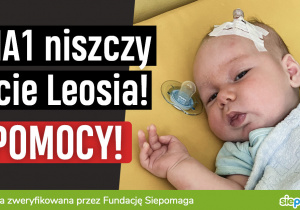 zbiórka Leona na stronie siepomaga.pl